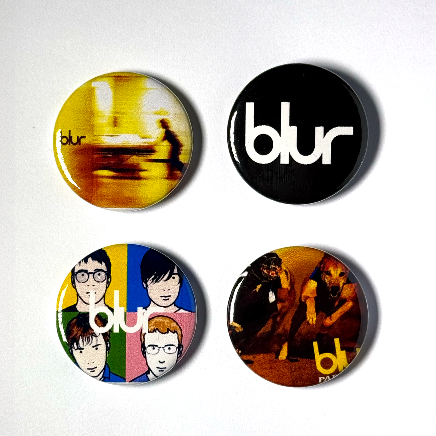 Insignias de botón Blur de 25 mm / Blur / Parklife
