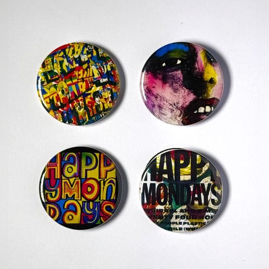 Badges Happy Mondays 25 mm / Pilules, sensations fortes et maux de ventre / Déçu